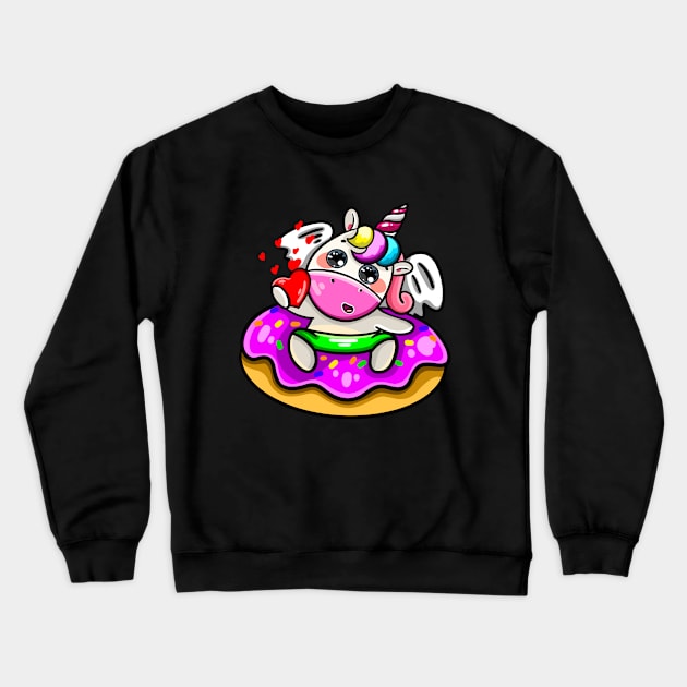 unicorn Crewneck Sweatshirt by BessAli